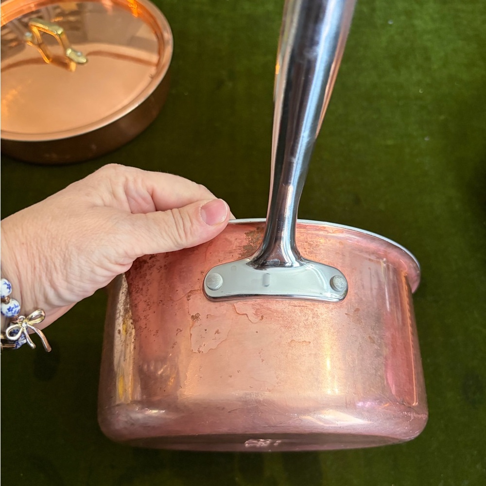 Il Mulino New York Copper Saucepan with Stainless Steel Interior - Picture 6 of 8